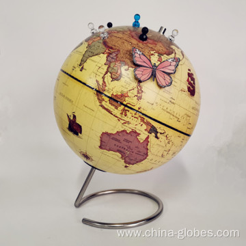 Rotating Magnetic World Desk Globe
